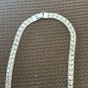 Vintage! Silver Square Chain